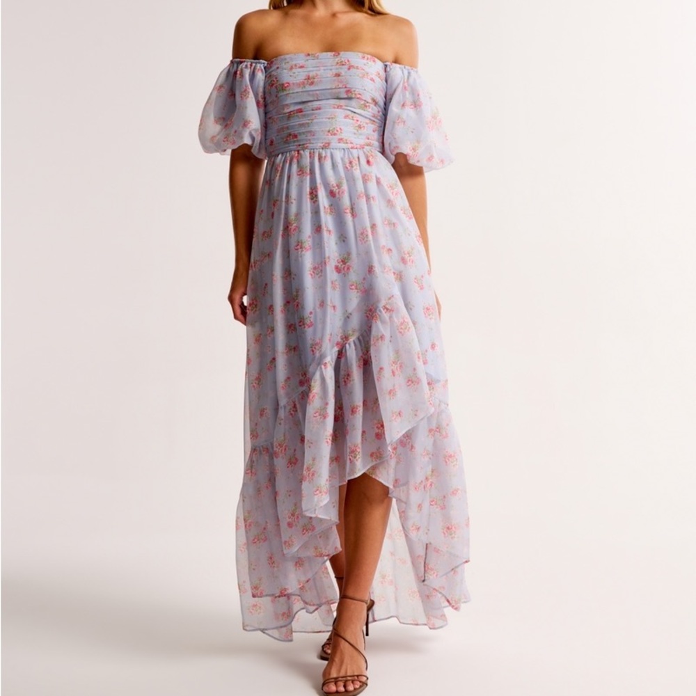 Abercrombie Emerson Off-Shoulder Maxi Dress